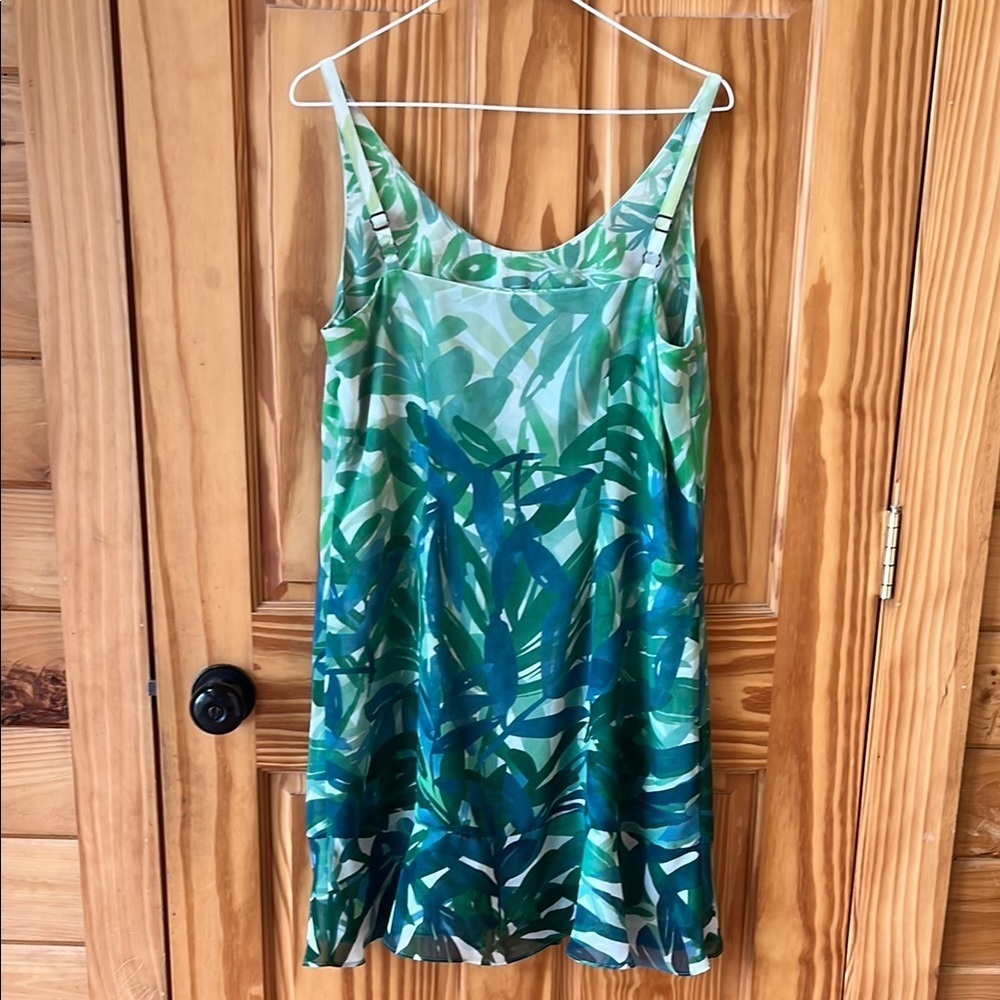 - Cabi Tropical Castaway Green Sundress Style 5235- Size Medium - Picture 8 of 9
